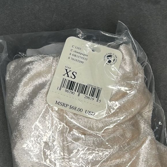 FREE PEOPLE | ✨NEW✨ All Night Velvet Tunic in Champagne - Picture 4 of 4